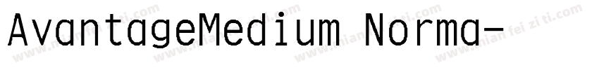 AvantageMedium Norma字体转换
